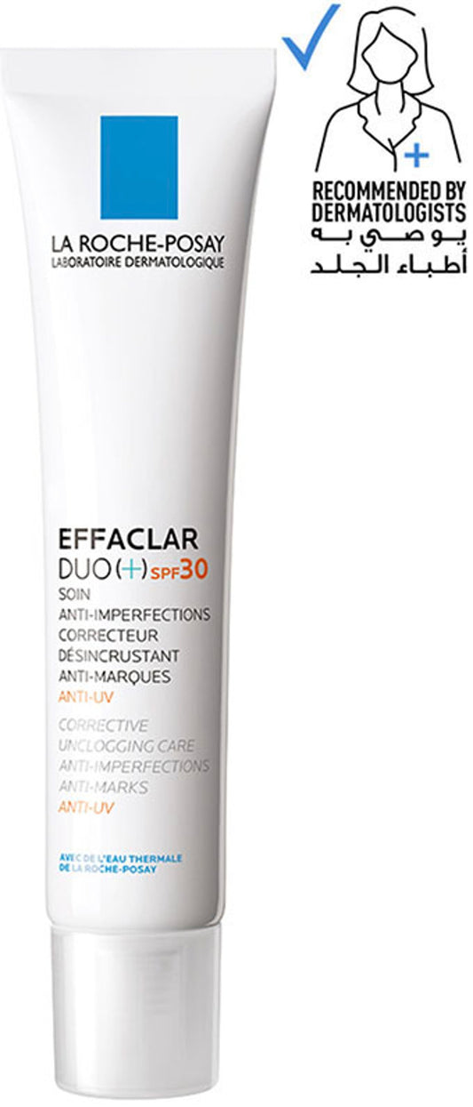 لاروش بوزيه إيفاكلار دوو (+) مع عامل حماية من الشمس SPF30 - العناية التصحيحية المضادة للعيوب والعلامات